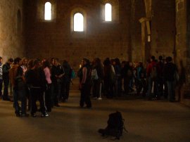 visita all’interno della
abbazia di Santa Maria in Falleri
(10206 bytes)